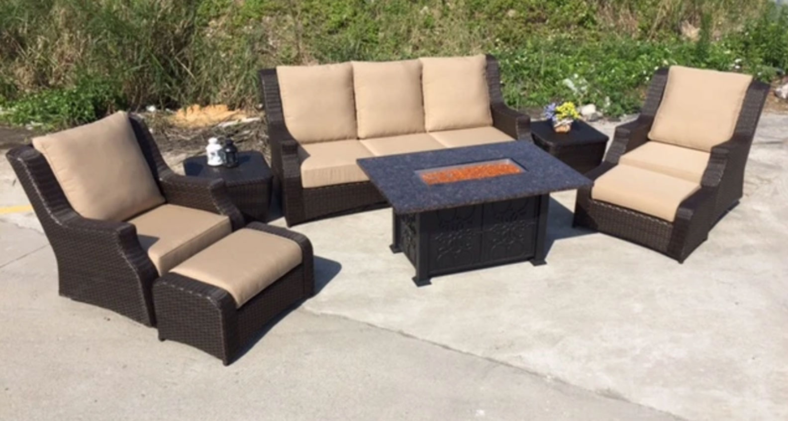 all weather wicker deep seating patio collection