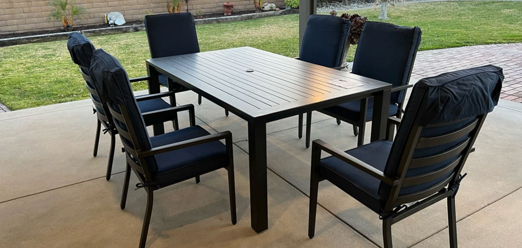 Desert Bronze Patio dining table