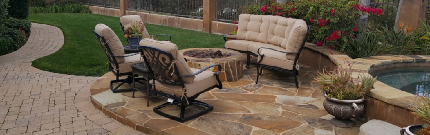 Bridgetown deep seating cast aluminum patio